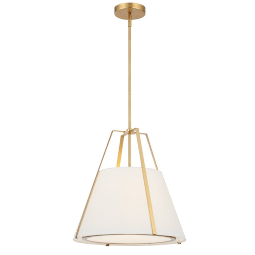 Crystorama Fulton Three Light Pendant
