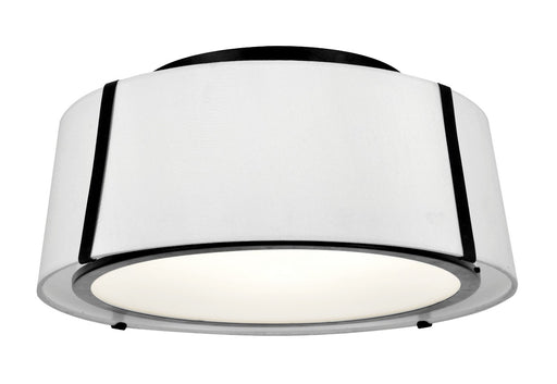 Crystorama Fulton Three Light Semi Flush Mount