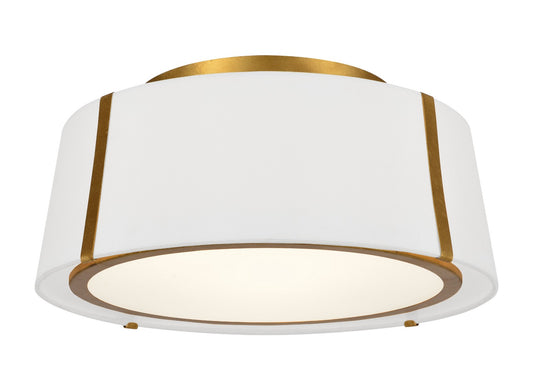 Crystorama Fulton Three Light Semi Flush Mount