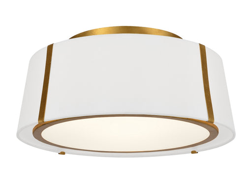 Crystorama Fulton Three Light Semi Flush Mount