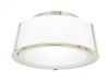 Crystorama Fulton Two Light Semi Flush Mount