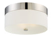 Crystorama Grayson Three Light Flush Mount