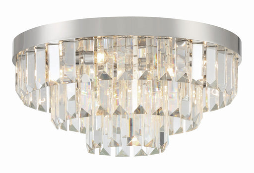 Crystorama Hayes Eight Light Flush Mount