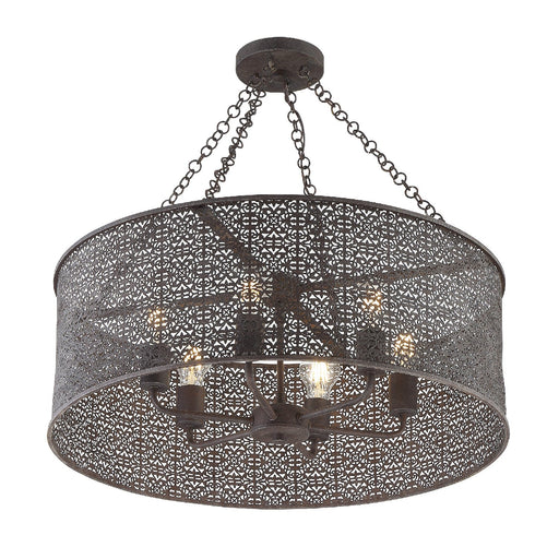 Crystorama Jasmine Six Light Chandelier