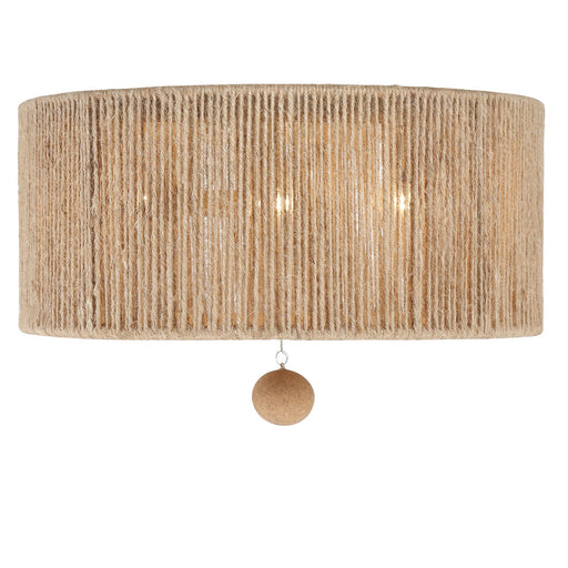 Crystorama Jessa Three Light Flush Mount