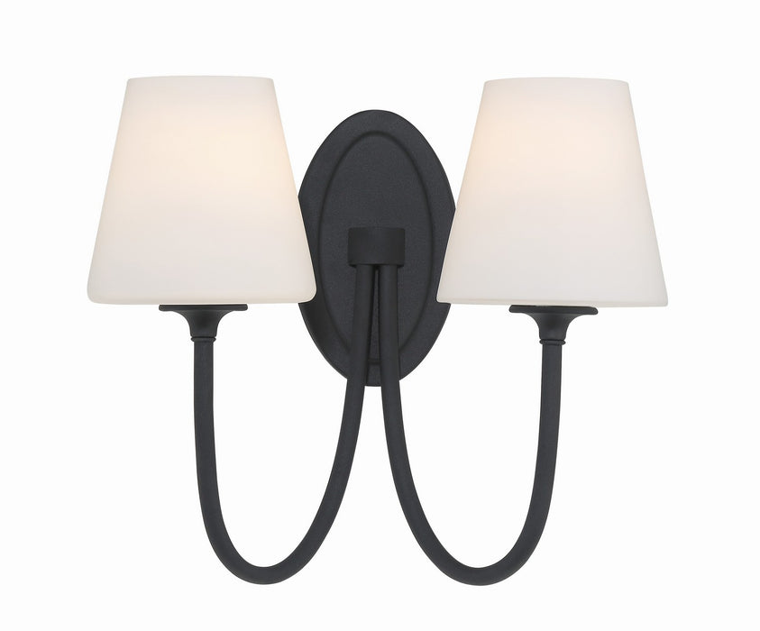 Crystorama Juno Two Light Wall Sconce