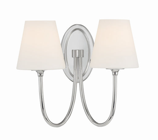 Crystorama Juno Two Light Wall Sconce