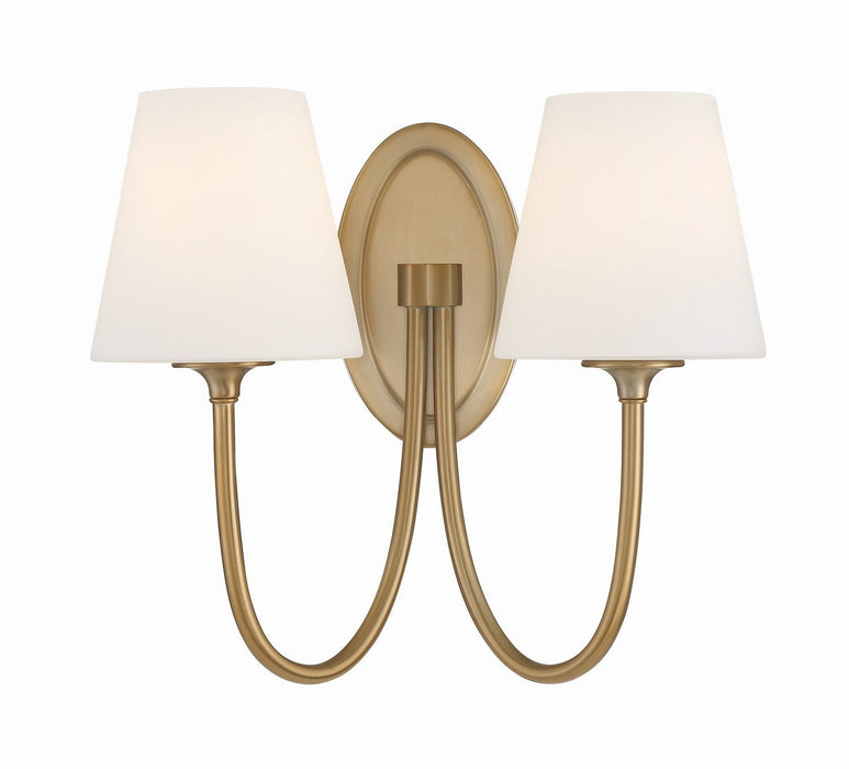 Crystorama Juno Two Light Wall Sconce