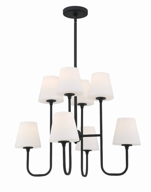 Crystorama Keenan Eight Light Chandelier