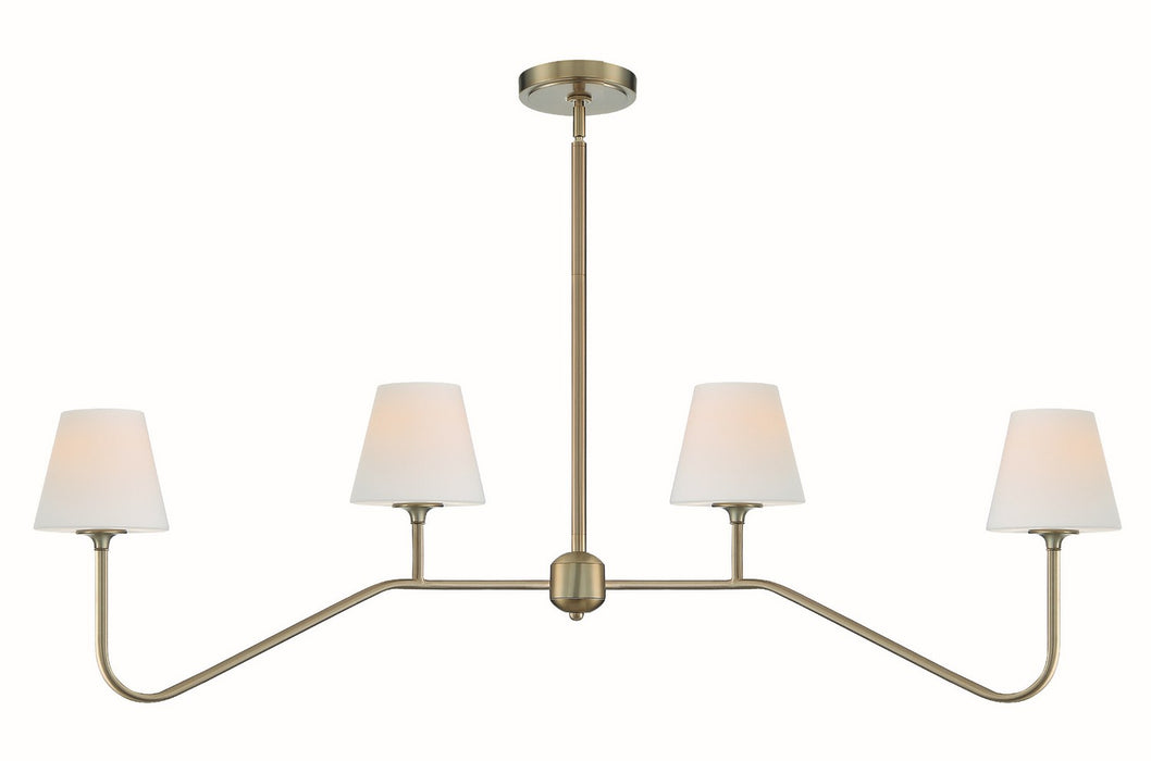 Crystorama Keenan Four Light Chandelier