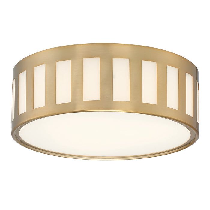 Crystorama Kendal Three Light Flush Mount