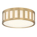 Crystorama Kendal Three Light Flush Mount