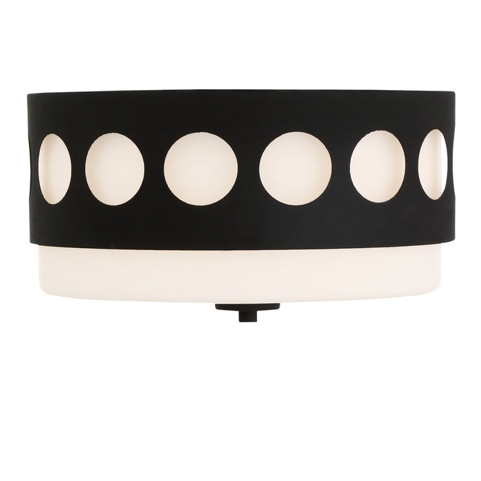 Crystorama Kirby Two Light Flush Mount