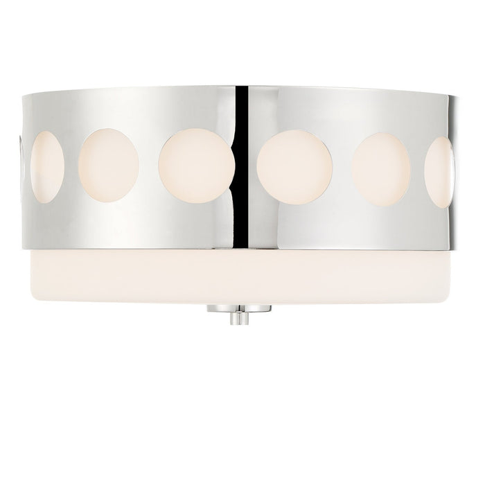 Crystorama Kirby Two Light Flush Mount