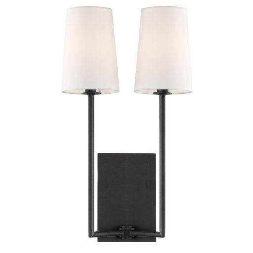 Crystorama Lena Two Light Wall Sconce