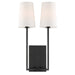 Crystorama Lena Two Light Wall Sconce
