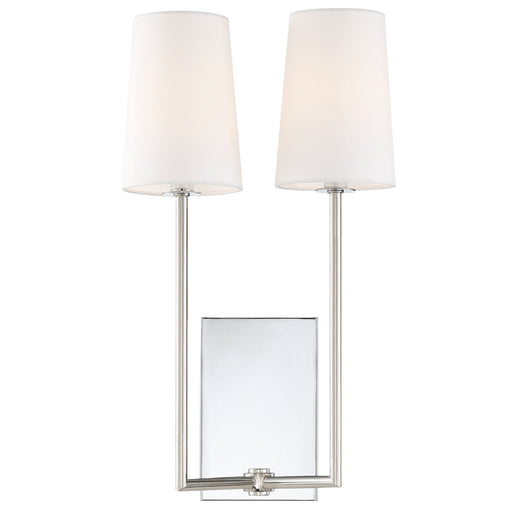 Crystorama Lena Two Light Wall Sconce
