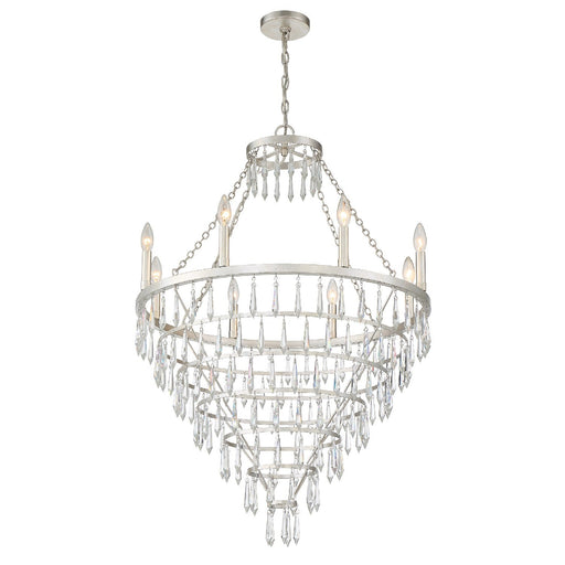 Crystorama Lucille Eight Light Chandelier