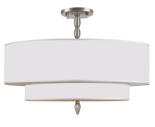 Crystorama Luxo Five Light Semi Flush Mount