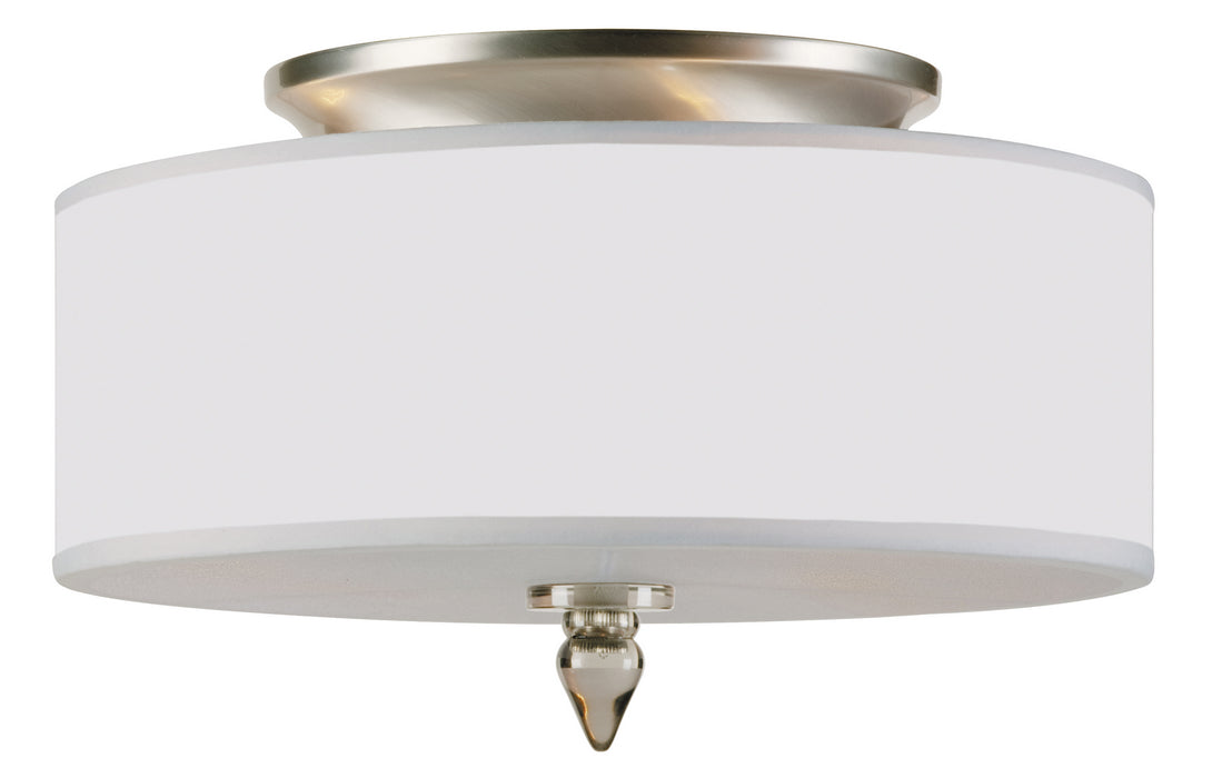 Crystorama Luxo Three Light Flush Mount