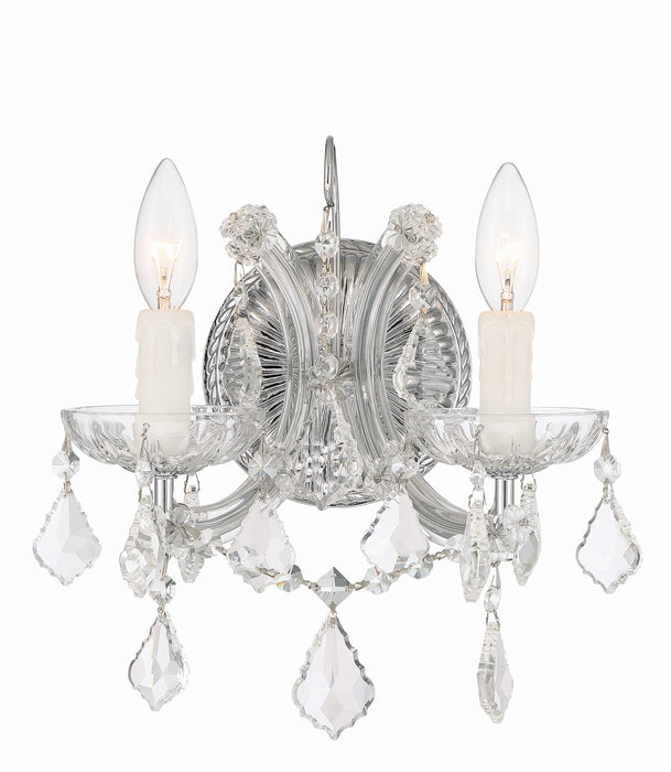 Crystorama Maria Theresa Double Wall Sconce