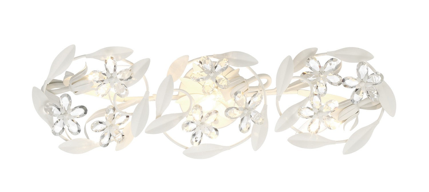Crystorama Marselle Three Light Wall Sconce