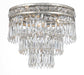 Crystorama Mercer Three Light Flush Mount