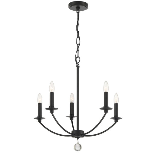Crystorama Mila Five Light Chandelier