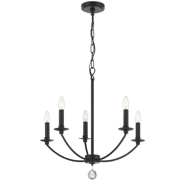 Crystorama Mila Five Light Chandelier