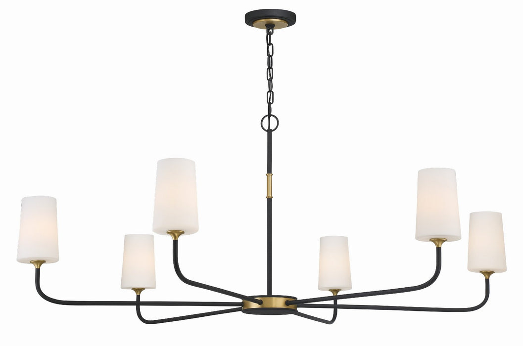 Crystorama Niles Six Light Chandelier