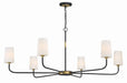 Crystorama Niles Six Light Chandelier
