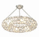 Crystorama Palla Six Light Semi Flush Mount