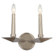 Crystorama Palmer Two Light Wall Sconce