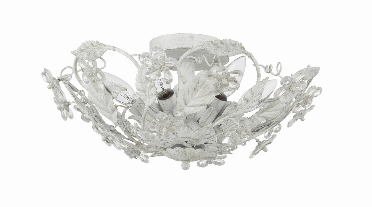 Crystorama Paris Market Six Light Semi Flush Mount