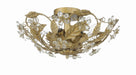 Crystorama Paris Market Six Light Semi Flush Mount
