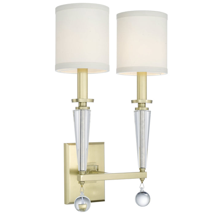 Crystorama Paxton Two Light Wall Sconce