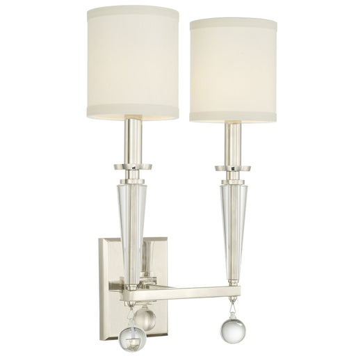 Crystorama Paxton Two Light Wall Sconce