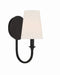 Crystorama Payton One Light Wall Sconce