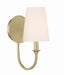 Crystorama Payton One Light Wall Sconce