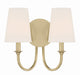 Crystorama Payton Two Light Wall Sconce