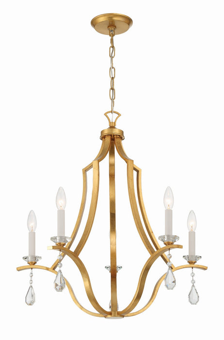 Crystorama Perry Five Light Chandelier