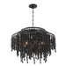 Crystorama Poppy Six Light Chandelier