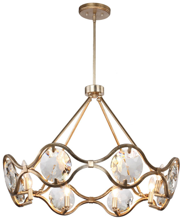 Crystorama Quincy Eight Light Chandelier