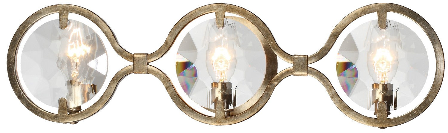 Crystorama Quincy Three Light Bathroom Vanity