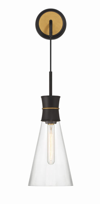 Crystorama Quinn One Light Wall Sconce