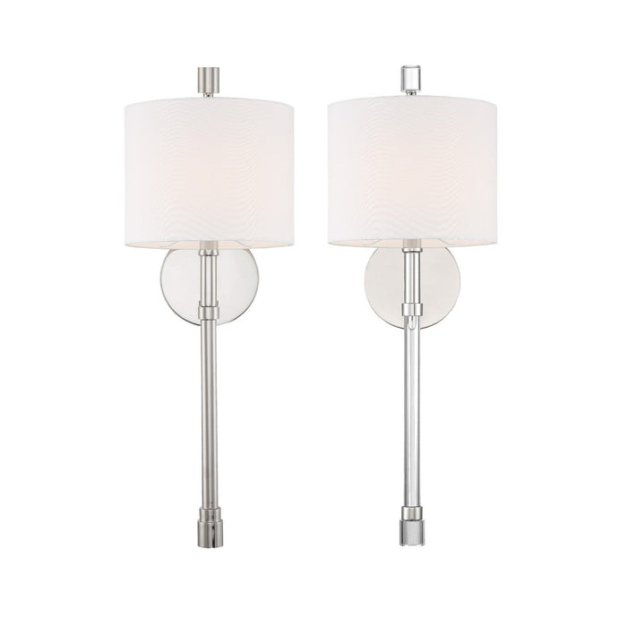 Crystorama Rachel One Light Wall Sconce