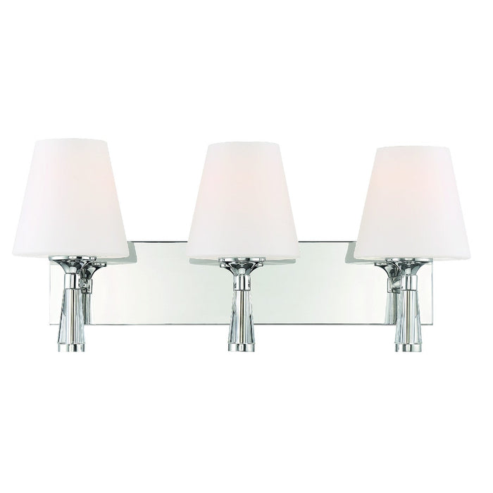 Crystorama Ramsey Three Light Bathroom Vanity