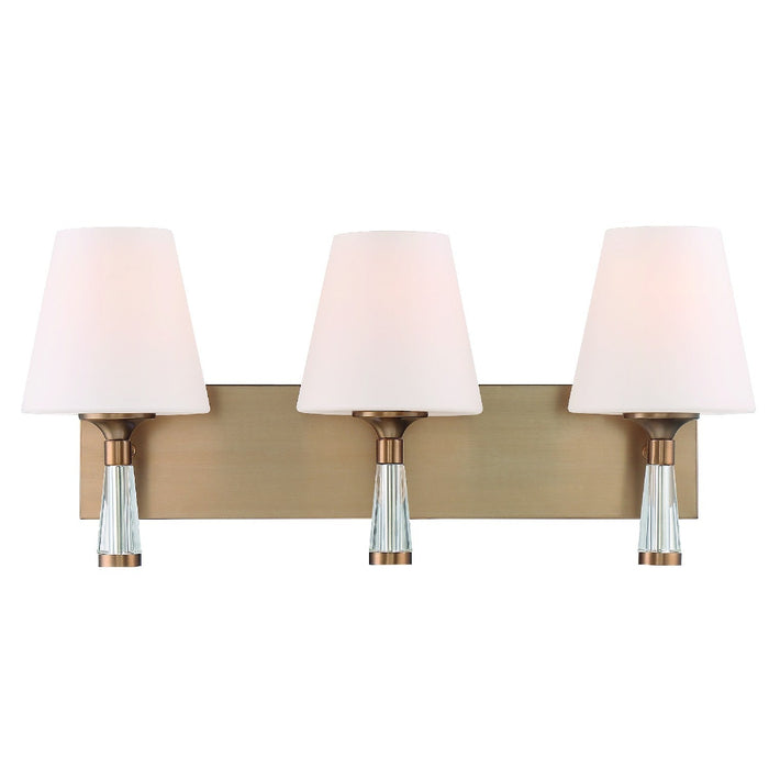 Crystorama Ramsey Three Light Bathroom Vanity