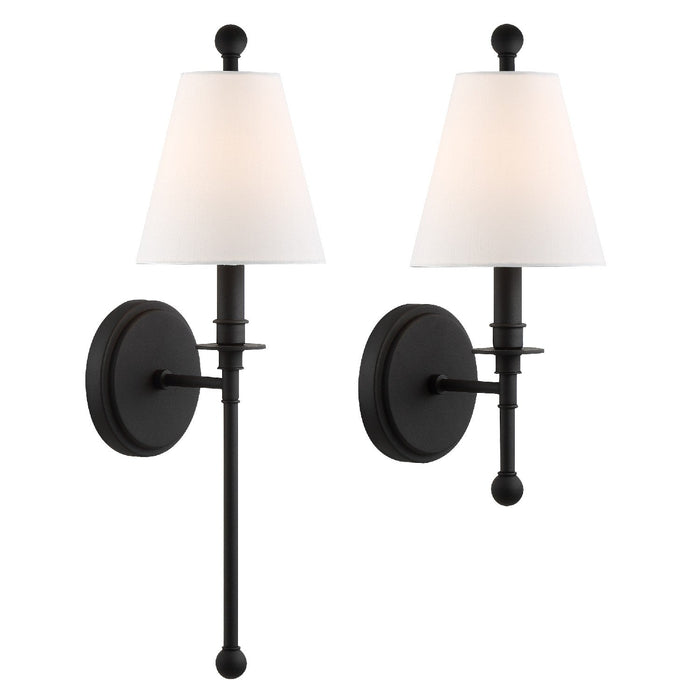 Crystorama Riverdale One Light Wall Sconce