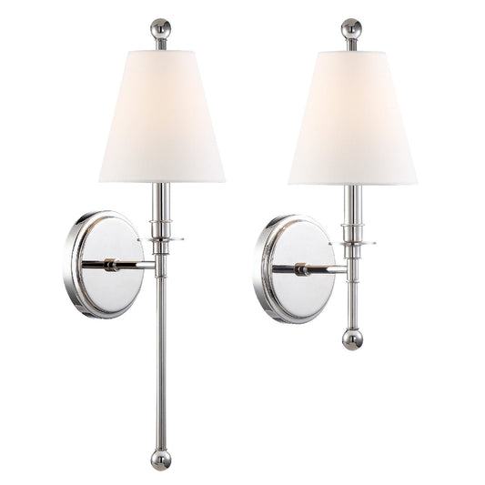 Crystorama Riverdale One Light Wall Sconce